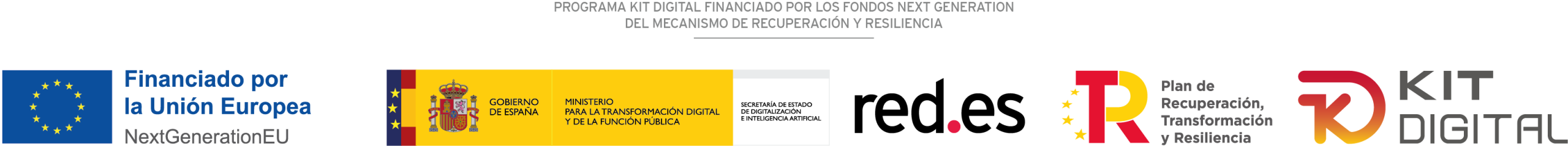 Programa Kit Digital financiado por los Fondos Next Generation EU